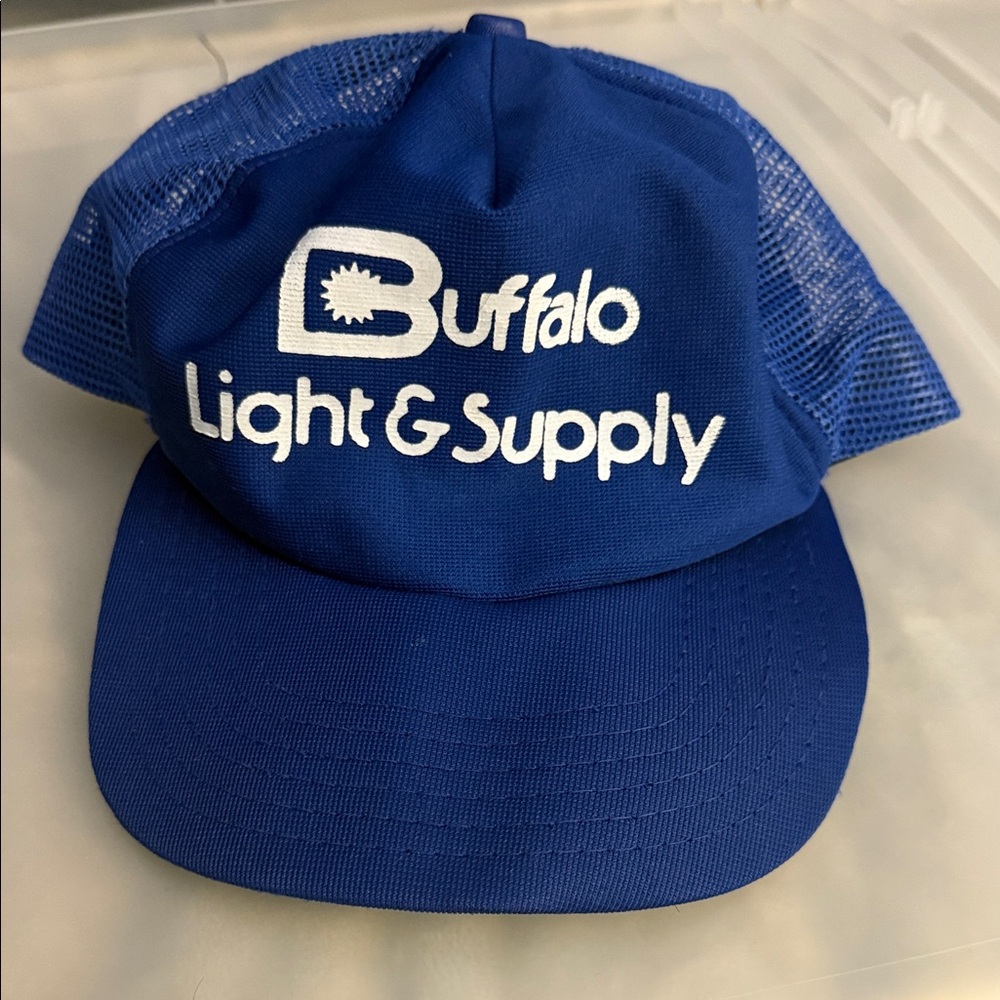 New Era Blue and Green Trucker Hat